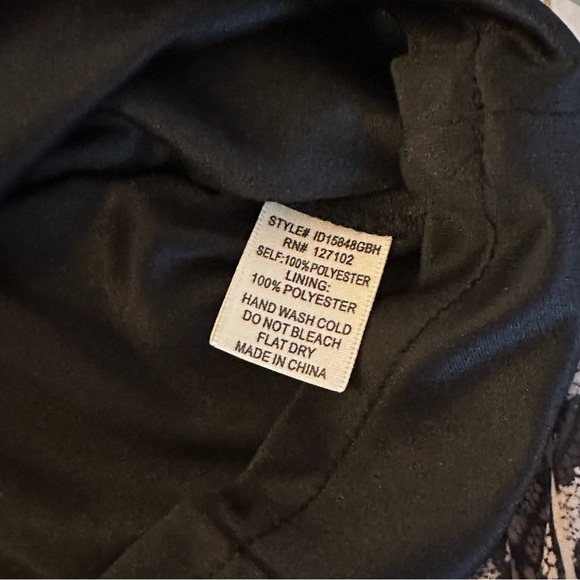 Pink Owl Boho Patterned Flare Sleeve Dress Nude Black Small 🔥 - Picture 4 of 13